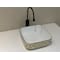 Ruvati 15"x15" Bthrm Vessel Sink Gold Vanity Counter White Ceramic RVB1515WG4 - alternate 8